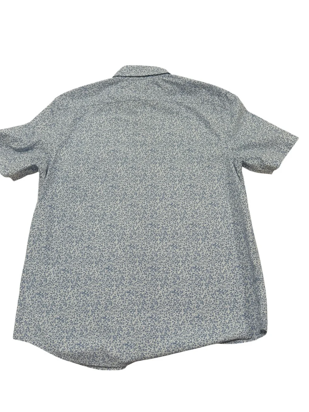 Men’s Banana Republic Slim Fit Floral Button‑Down Shirt Blue Size M